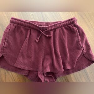 J. Galt woman’s Shorts in Burgundy color , 100% Cotton